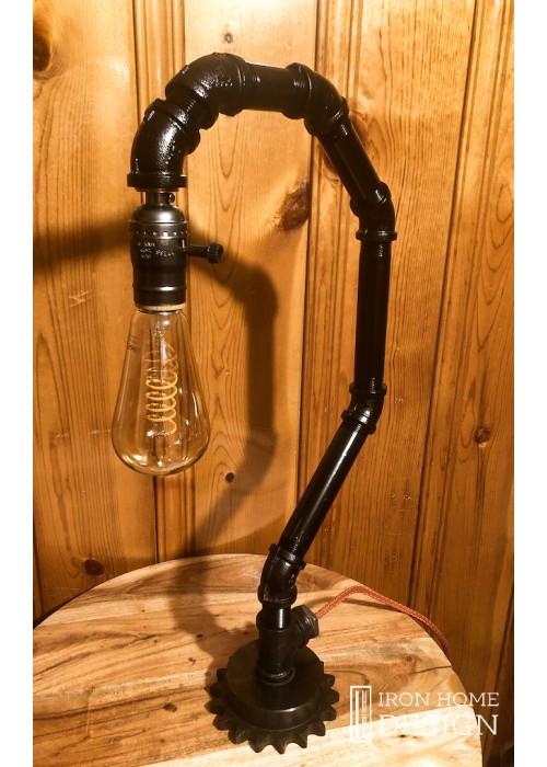 Large Curvy Sprocket Lamp